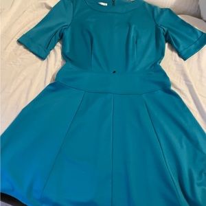 Dress knit teal / green